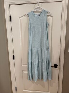 Wilt sleeveless cotton drop waist maxi dress